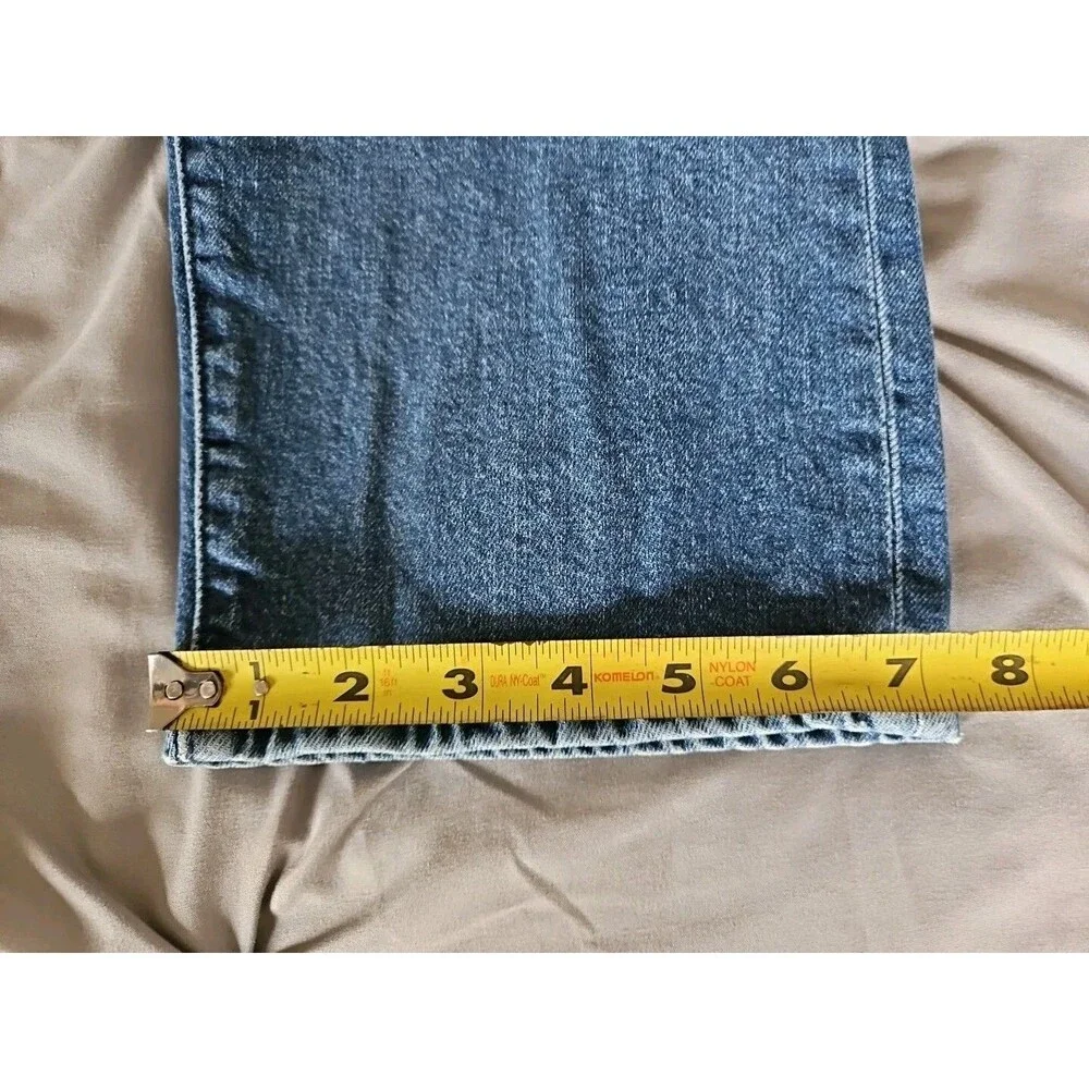 Levi's 502 Premium Jeans Tapered Big E Men's Size 42x30 Medium Wash